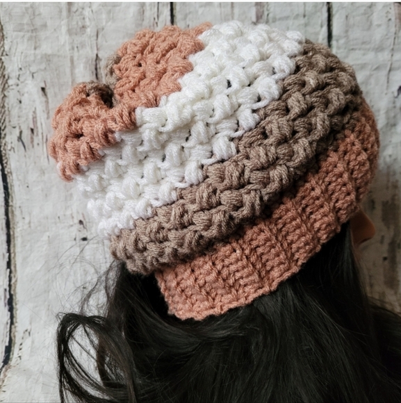 New texture crochet Beanie - Picture 2 of 7